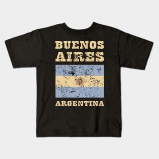 Flag of Argentina Kids T-Shirt